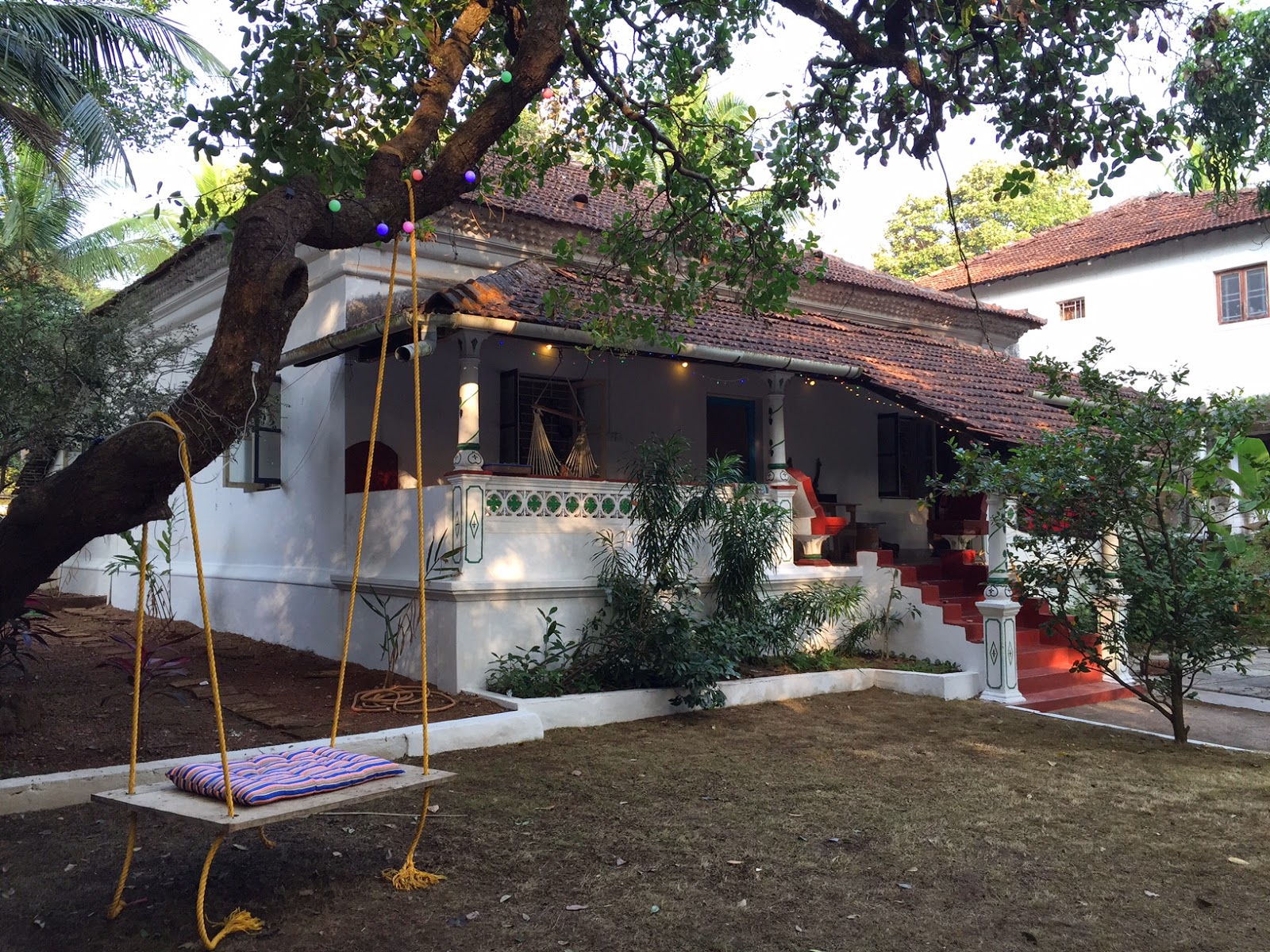 goa beyond beaches Portuguese house green villa bungalow 