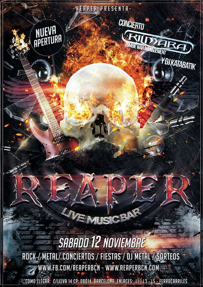 RUIDO NOISE REAPER LIVE MUSIC BAR RUIDO NOISE REAPER LIVE MUSIC BAR