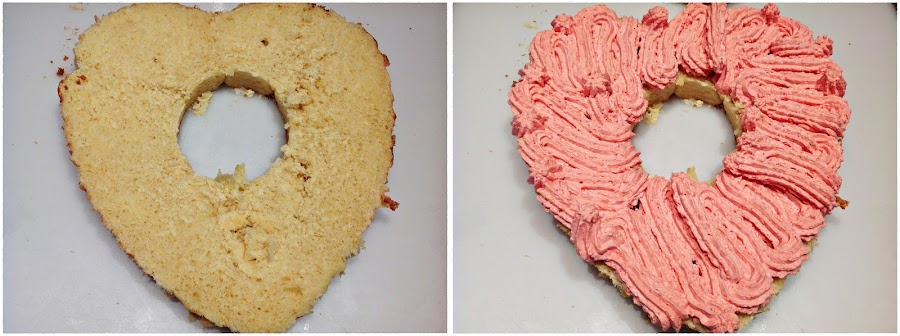 ROSCÓN DE REYES RELLENO DE CREMA DE FRESAS