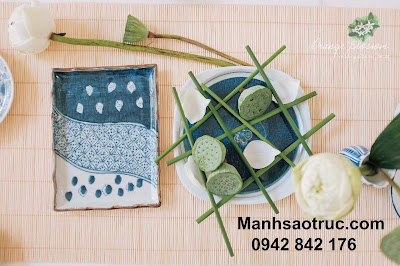 Mành tăm tre lót đồ ăn