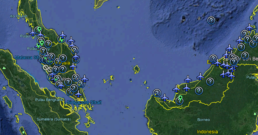 Lapangan terbang antarabangsa di malaysia