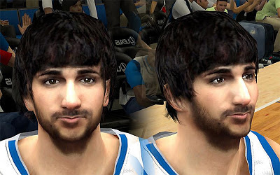 NBA 2K13 Nikola Pekovic Cyberface Patch