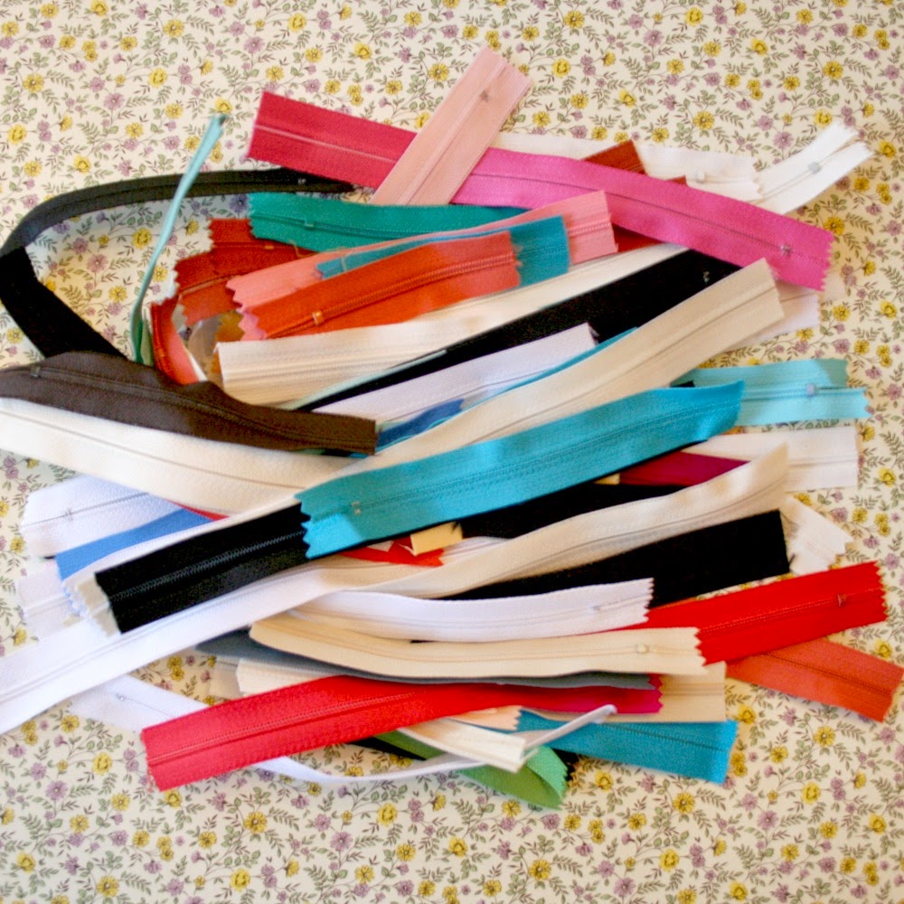 andrea creates Zipper EndsSpring Cleaning