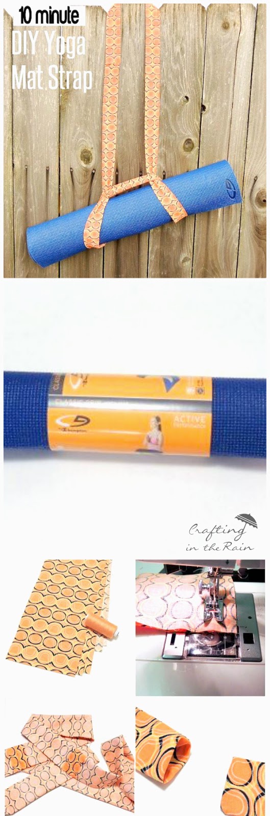 How to sew a yoga mat strap