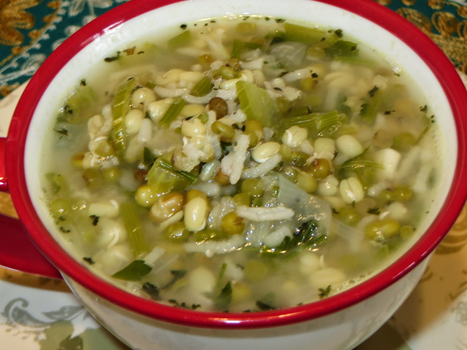 The Iraqi Family Cookbook Mung Beans Soupشوربة ماش