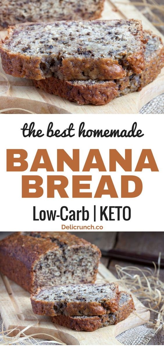 The Best Low Carb Banana Bread