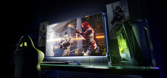 Nvidia, bugün CES'de Büyük Format Oyun Gösterimleri (BFGDs) olarak adlandırdığı görüntüyü açıklıyor. Nvidia, bugün CES'de Büyük Format Oyun Gösterimleri (BFGDs) olarak adlandırdığı görüntüyü açıklıyor.
