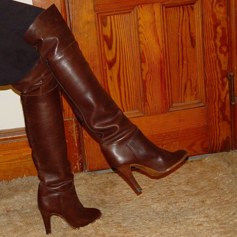 leather otk boots
