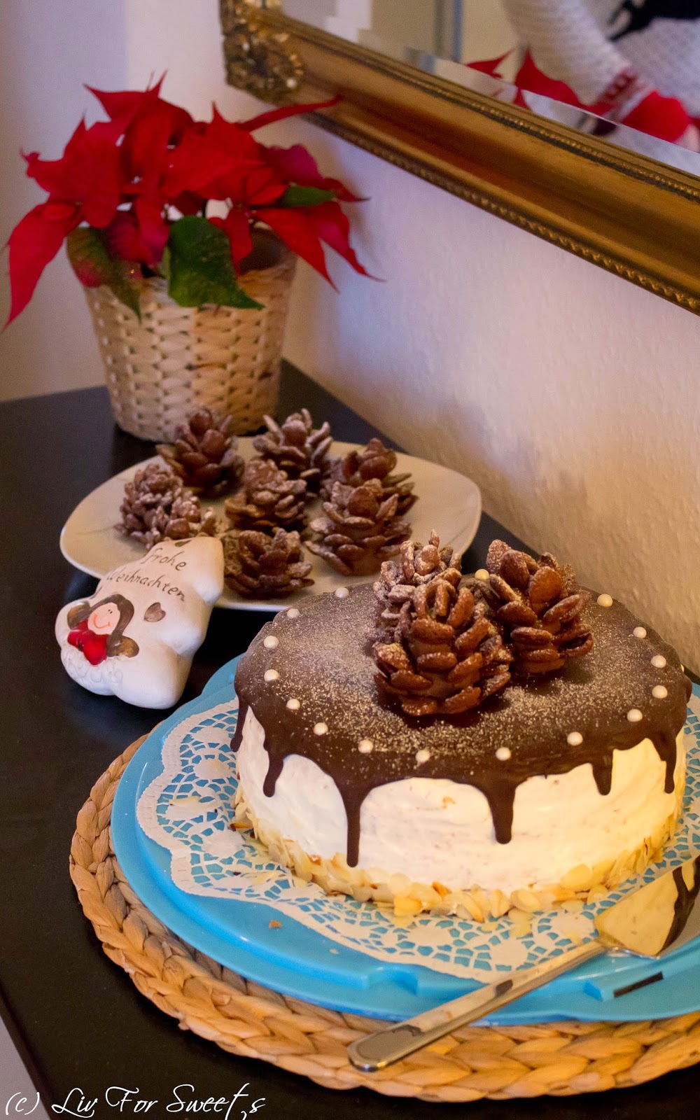 Liv For Sweets: {Weihnachtsbäckerei} Winterliche Apfel-Zimt-Torte
