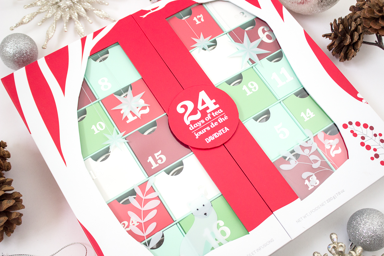 It's Back! DavidsTea 24 Days of Tea for Holiday 2017 Little Blushing