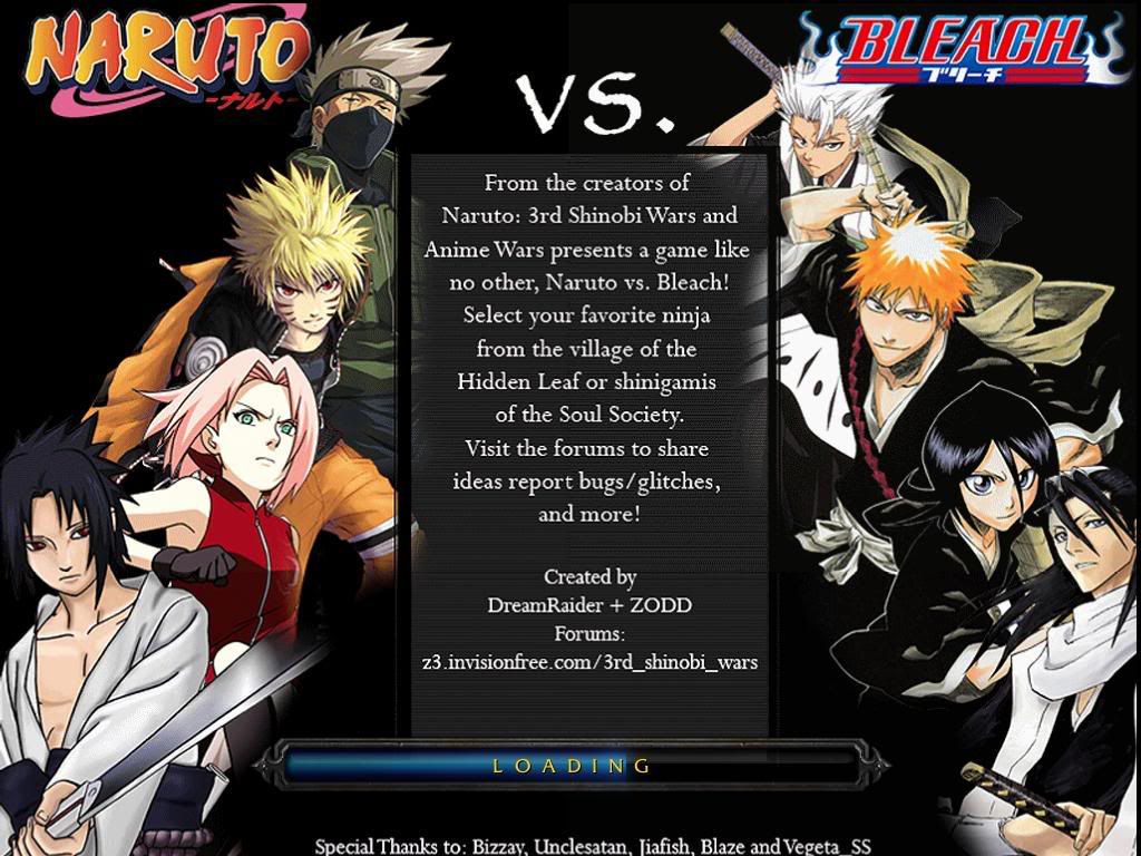 GameJang โหลดเกมฟรีมากมายได้ที่ GameJang (เกมจัง) Naruto vs Bleach