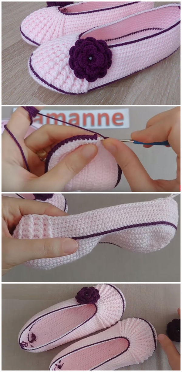 How to Crochet These Beautiful Slippers