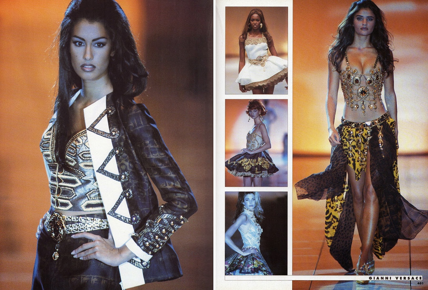 Vintage Von Werth Blog Vintage Runway Gianni Versace Spring 1992