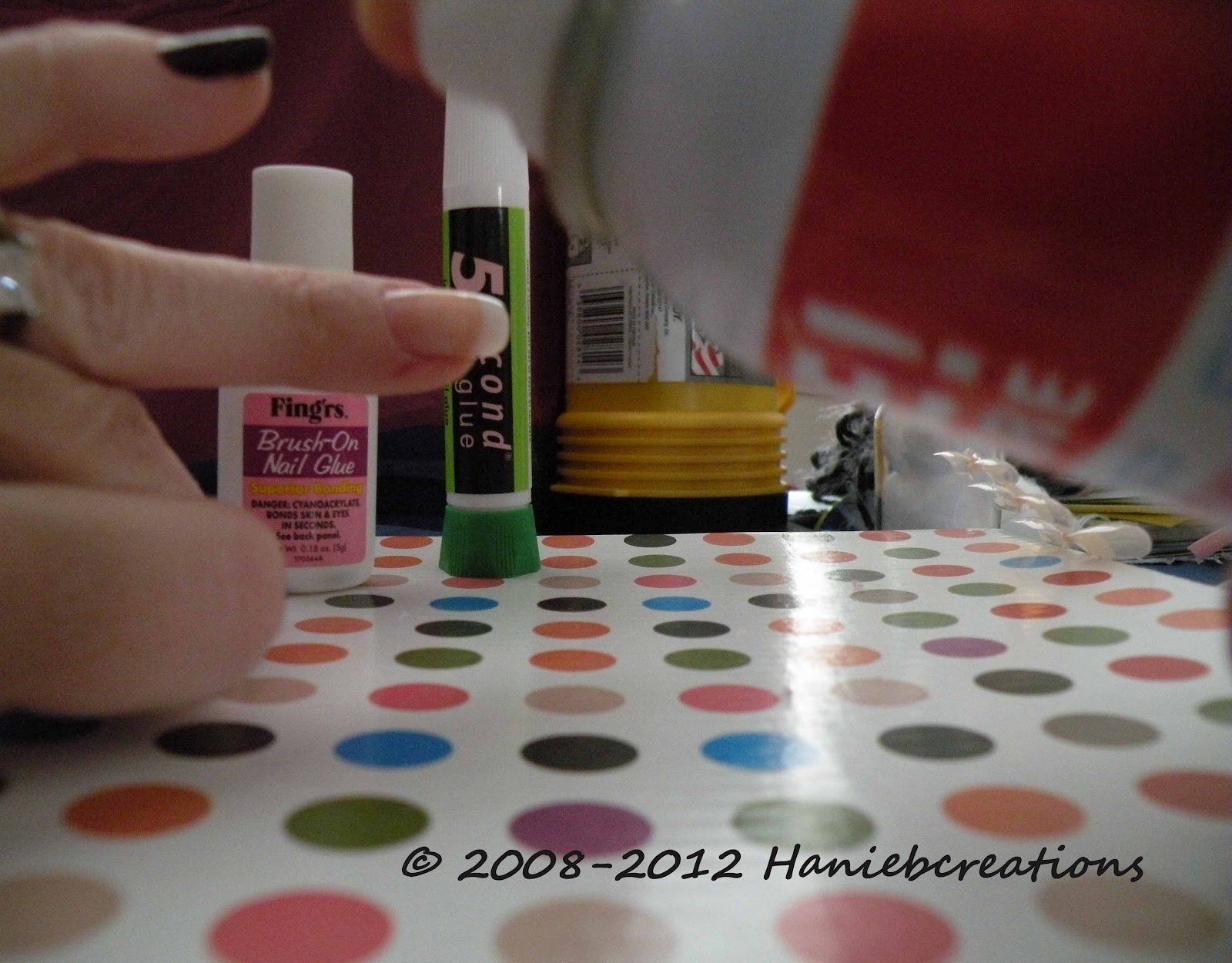 HanieBCreations How to Natural Looking Artificial Nails in 9 Easy Steps