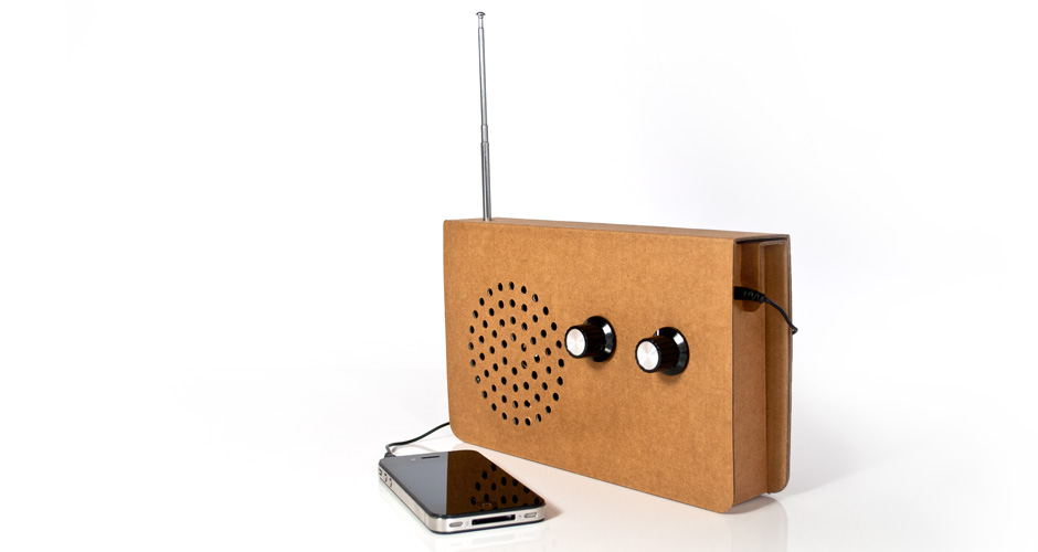 Recyclable Cardboard Radio The Collective Loop