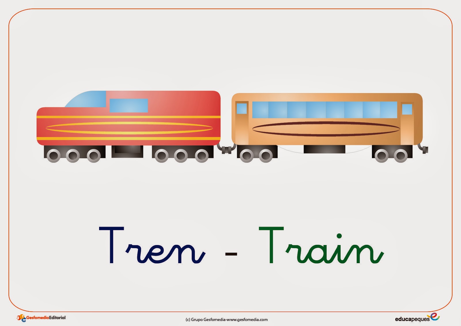 RECURSOS PARA EDUCACIÓN INFANTIL BITS MEDIOS DE TRANSPORTE EN INGLÉS