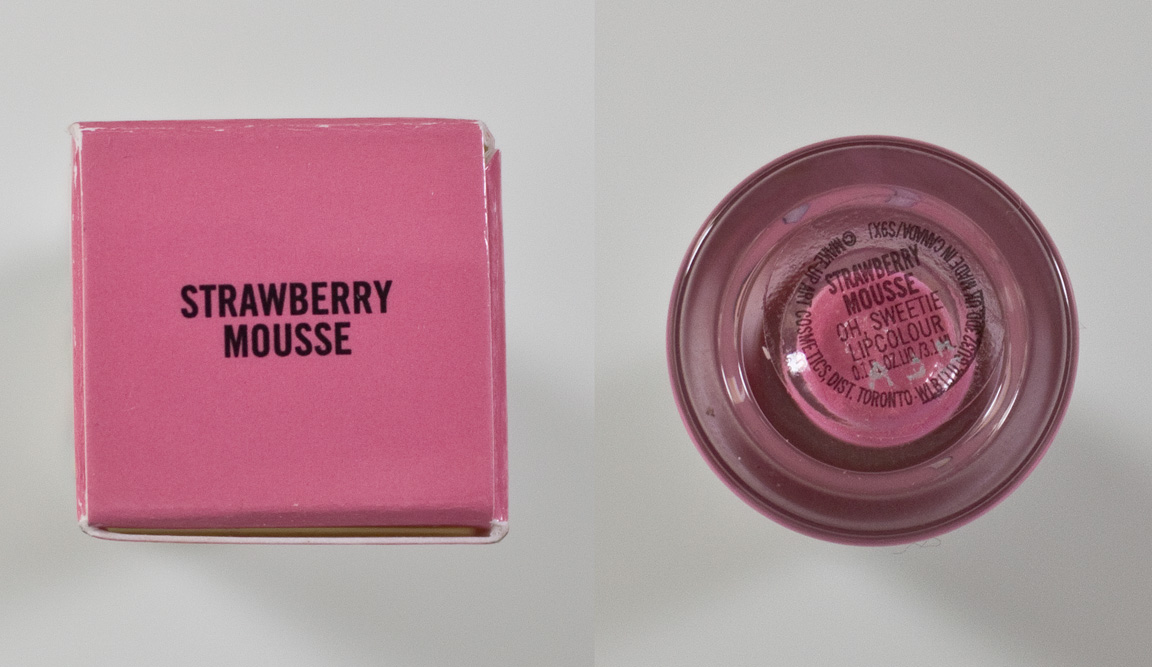 WARPAINT and Unicorns MAC Oh, Sweetie Lipcolour in Strawberry Mousse