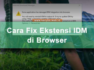 Cara Memperbaiki Ekstensi IDM di Google Chrome dan Browser Lainnya