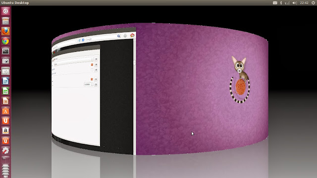 Mengaktifkan Compiz 3D Desktop Cube di Ubuntu 13.04