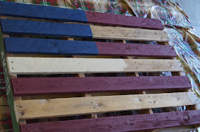 Rustic Pallet Flag