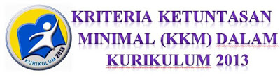 Kriteria Ketuntasan Minimal (KKM) Dalam Kurikulum 2013 bloggoeroe
