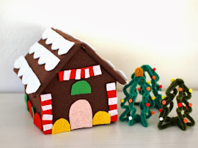 DIY Felt and Gingerbread House Toys