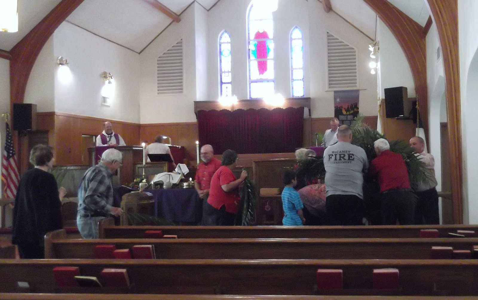 First United Methodist Church McCamey, TX Palm Sunday in McCamey