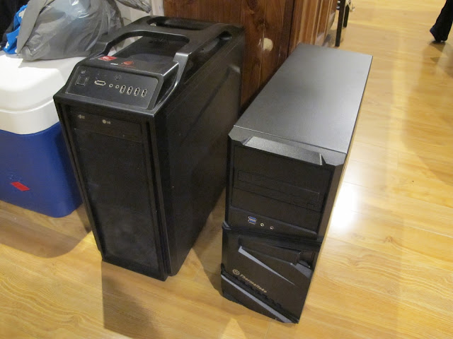 Screenshot of my old and new PCs