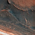 Ice Block Avalanche in Mars