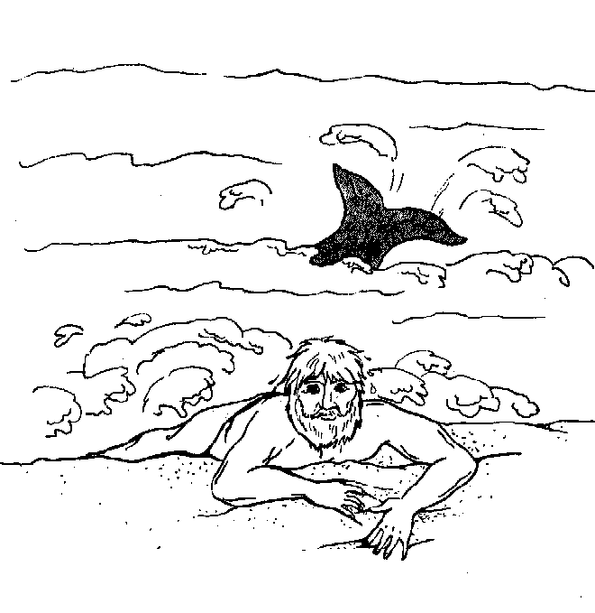 A água da vida Jesus História JONAS E A BALEIA