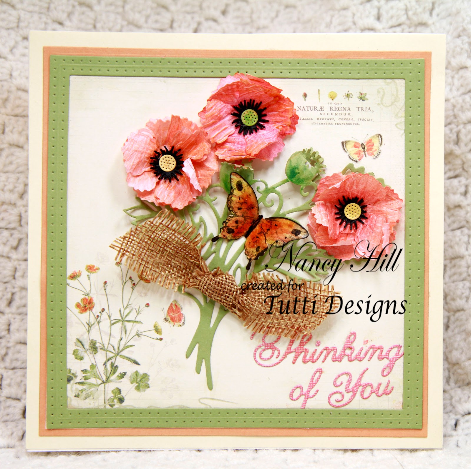 creative moments by nancy hill poppy card poppy card