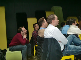 audience watching a presentation
