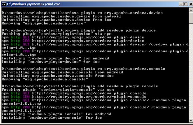 Console plugin. Console plugin