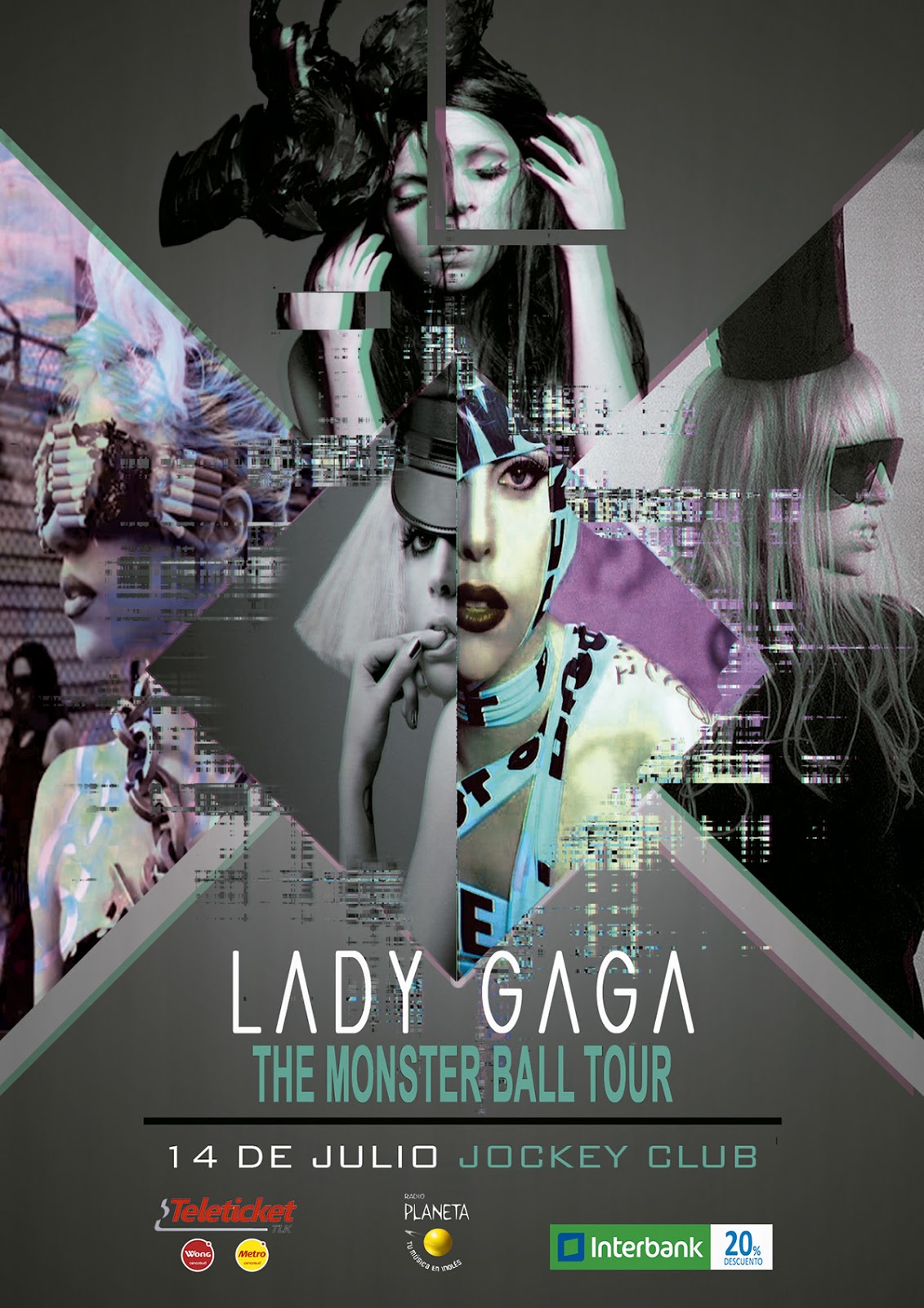 Lady Gaga Fanmade Covers The Monster Ball Tour Fanmade Promo Poster