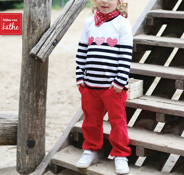 Freebook Kinderhose Severin von Muckelie und Shirt Mieze von Rosarosa Freebook Kinderhose Severin von Muckelie und Shirt Mieze von Rosarosa
