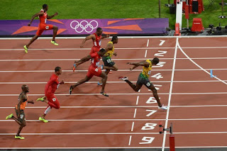 Usain Bolt finished 100m with Olympic Record(9.63) E-Lankanews