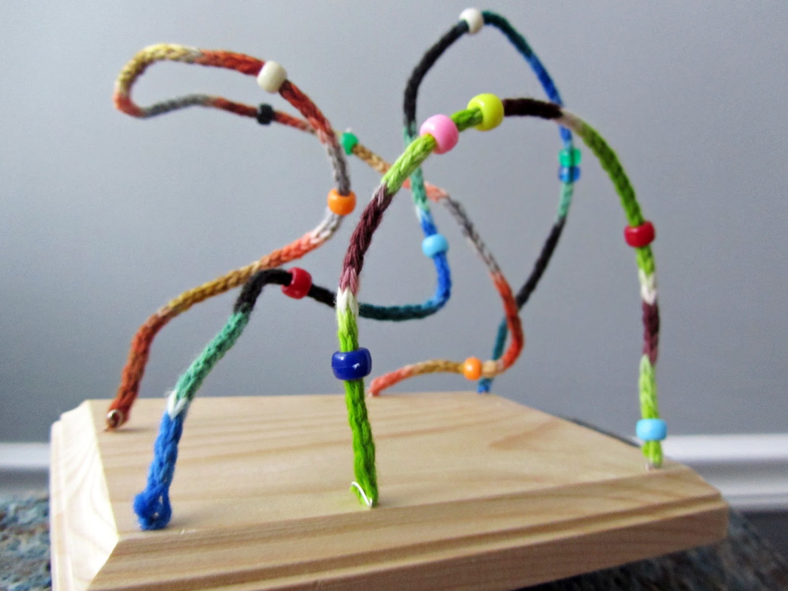 ...Knitting Up A Storm DIY Bead & Wire Toy Tutorial