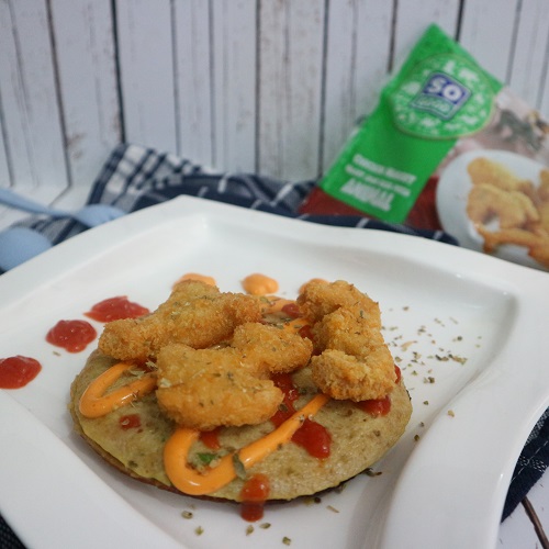 Resep So Good Chicken Nugget Omelet Oatmeal