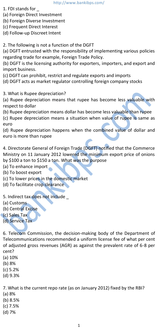computer and marketing questions in bank exams
