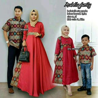 baju couple lebaran untuk keluarga