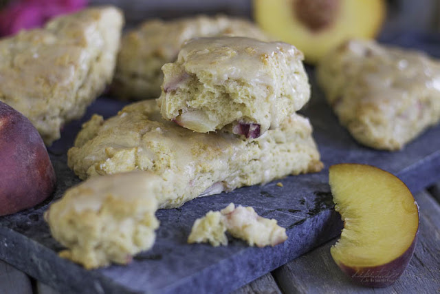 Vanille Pfirsich Scones Vanille Pfirsich Scones