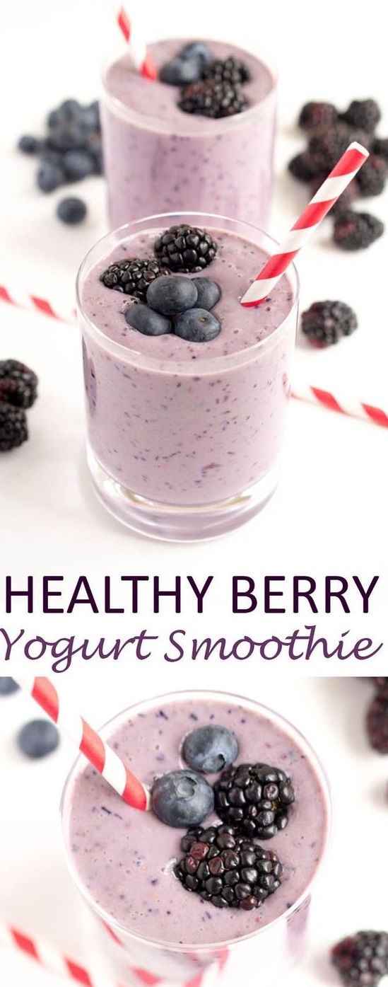Healthy Berry Yogurt Smoothie
