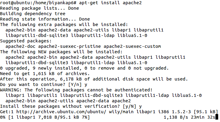 Пакет apache. Пакет apache