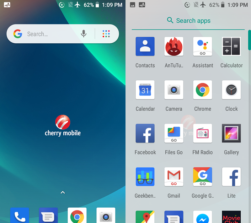 Android 8.1 Oreo (Go edition) icons on Omega Lite 4 Android 8.1 Oreo (Go edition) icons on Omega Lite 4
