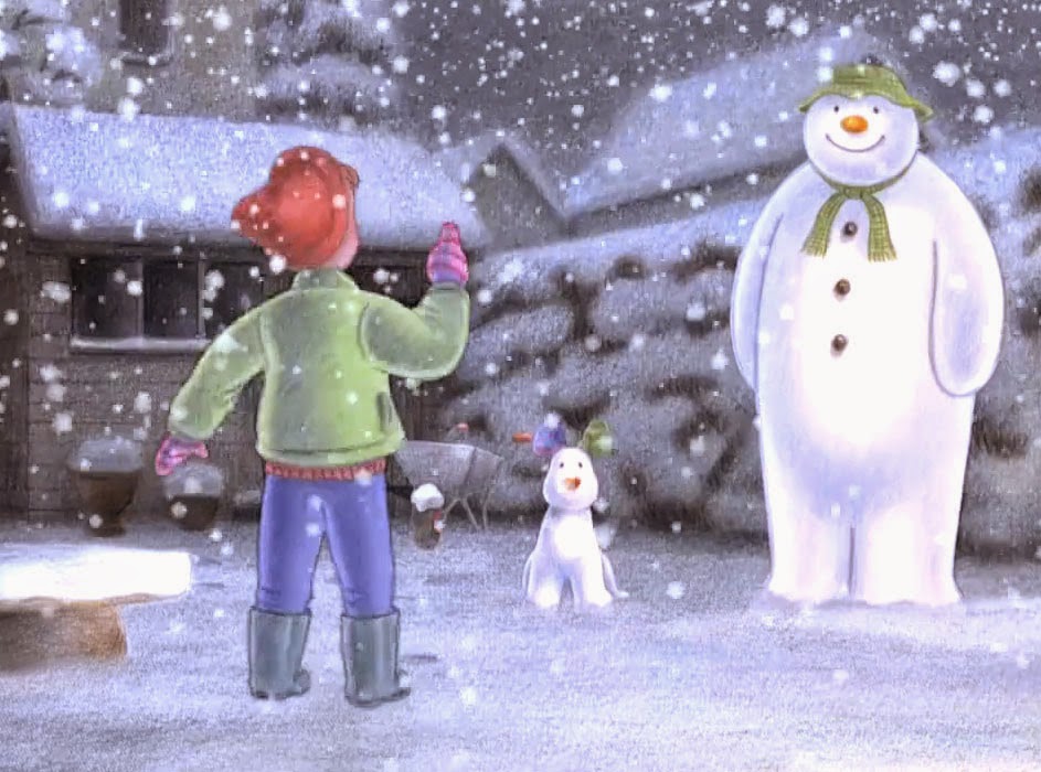  The snowman and the snowdog