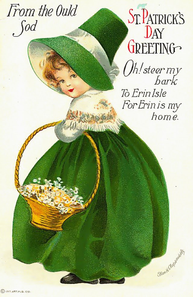 vintage postcards st patricks day
