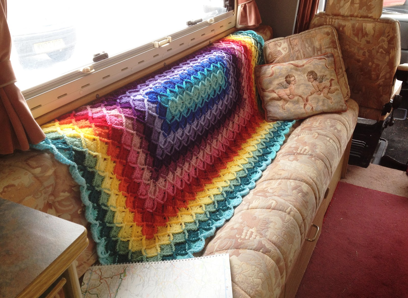 Flowers in the Window My WoolEater Blanket