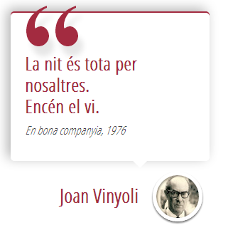 Ruta literaria por Joan Vinyoli