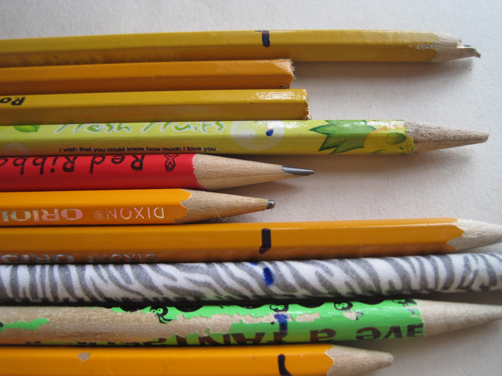 Liza Mae's ReCreations Old Pencil Coasters