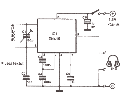 Wireless Headphone Transmitter Receiver Circuit